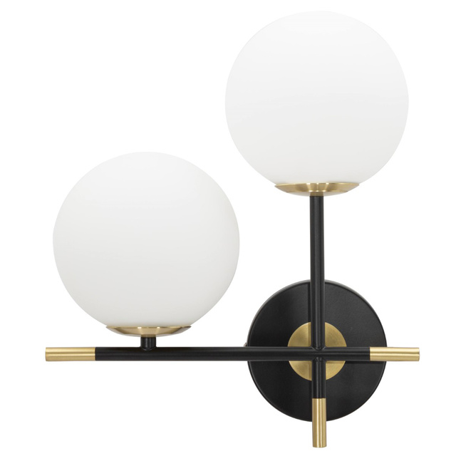 Aplică de perete cu 2 abajururi DARKY