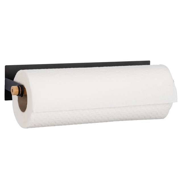 Suport magnetic pentru prosop de hartie MAGNA, bambus, 30 cm, WENKO