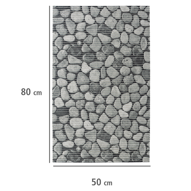 Covor antiderapant SASSI, 50 x 80 cm, model din piatră, WENKO