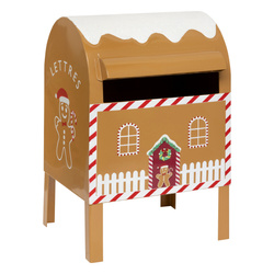 Cutie metalică pentru scrisori către Moș Crăciun, 34 cm