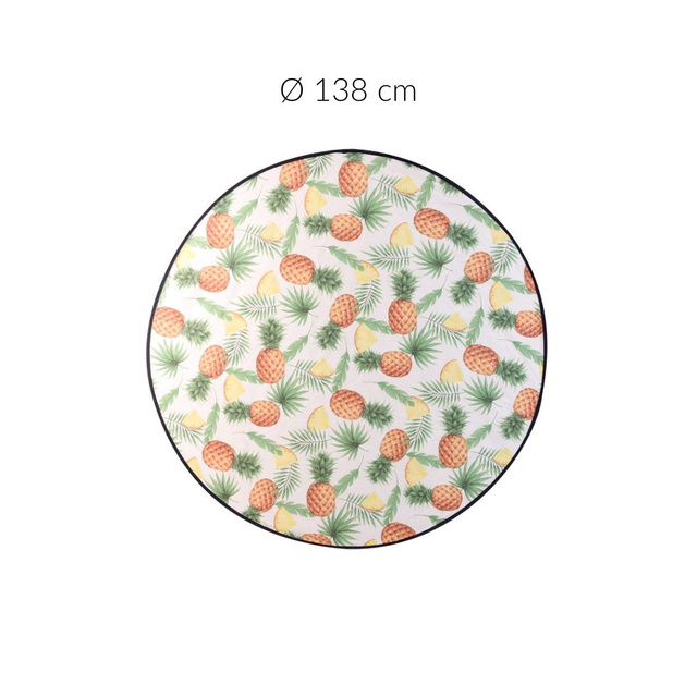 Prosop de plaja rotund, Ø 138 cm