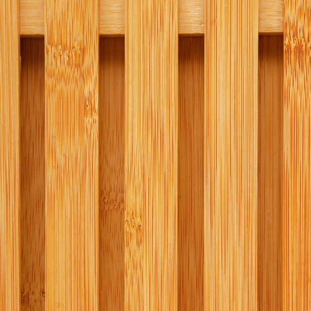 Tocator din bambus cu spatiu pentru frimituri, 34 x 26 x 2 cm