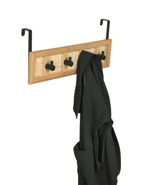 Cuier pentru usa ALLEGRE BAMBOO, 4 umerase, WENKO