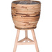 Ghiveci cu picioare, 18 x 35 cm, rattan