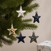 Decoratiuni de Craciun, stele din plastic, 6 buc.