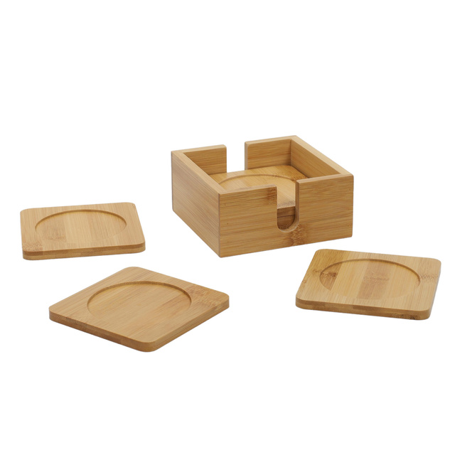 Coaster pentru pahare, bambus, 6 bucati, Kesper