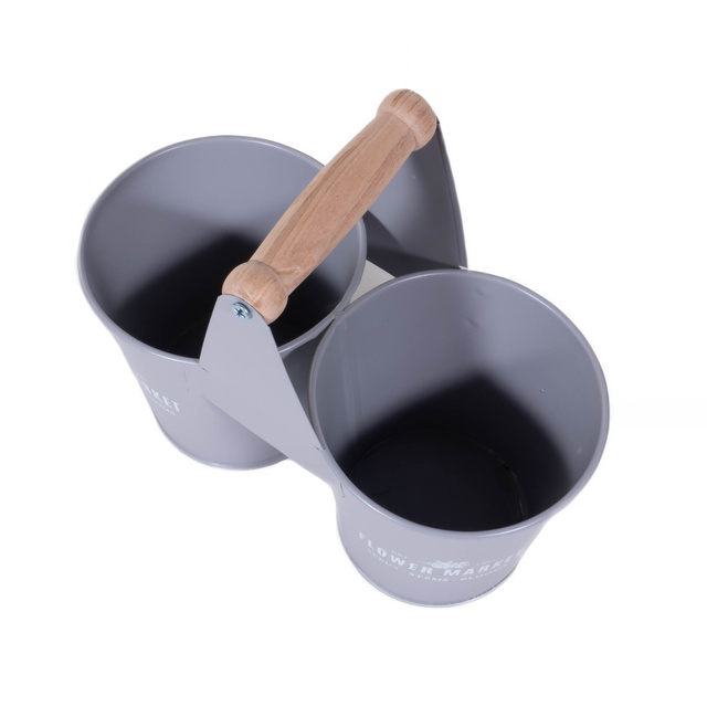 Ghivece de bucatarie pentru plante aromatice Botanical, maner din lemn