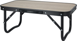 Masa de camping pliabila, neagra, 56 x 34 x 24 cm