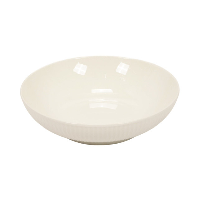 Farfurie adanca din portelan New Bone, Ø 20 cm