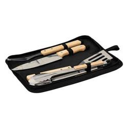 Set pentru gratar intr-o carcasa eleganta, 4 elemente