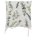 Perna de scaun cu model de plante, 40 x 40 cm