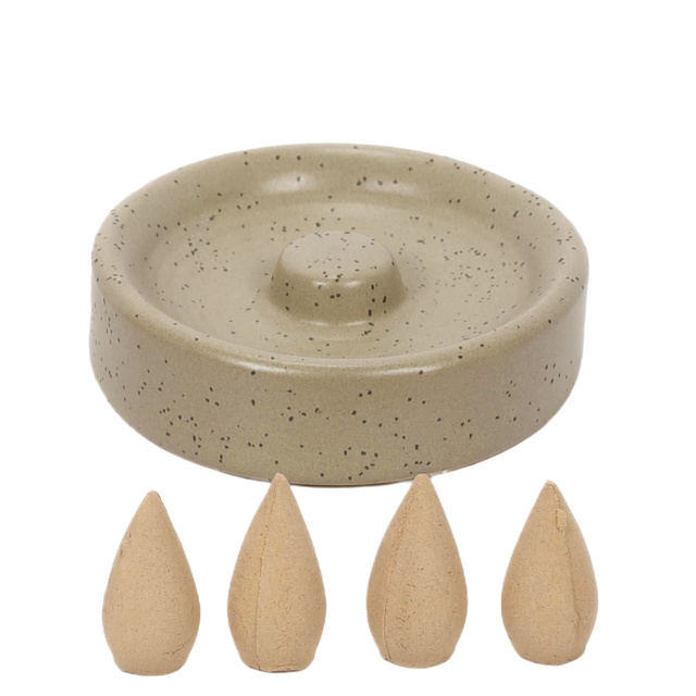 Lămpă aromatică + bețișoare parfumate HAPO, 9 piese