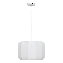 Lampă de tavan TOBIE cu abajur din bumbac, Ø 35 cm