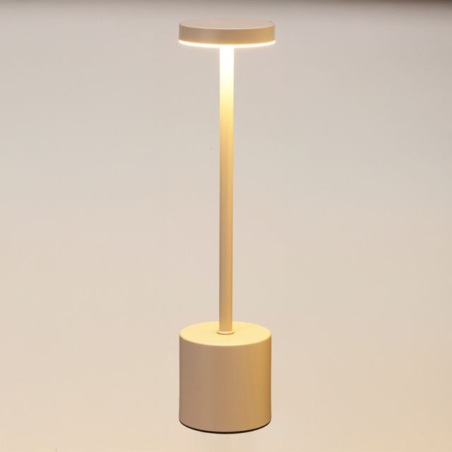 Lampă de birou LED cu baterie reîncărcabilă, metal, 34 cm