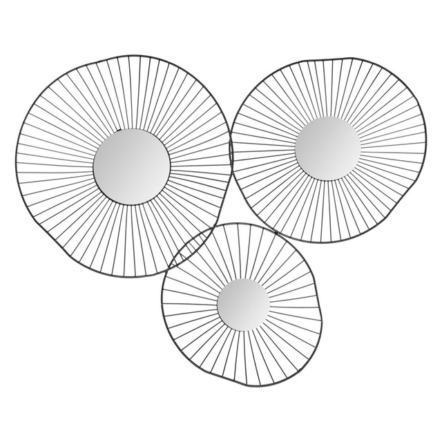 Oglinda decorativa WIRED, 65 x 50 cm, compozitie din 3 oglinzi