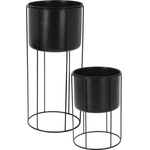 Vaze cu picioare metalice, 2 bucati