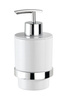 Dispenser săpun lichid cu suport QUADRO, 250 ml, WENKO