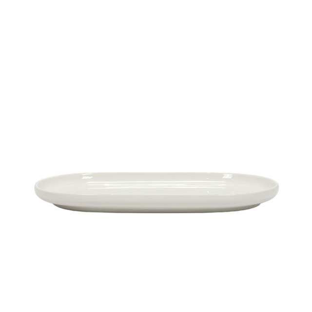 Farfurie pentru prajituri din portelan NORA, 30 x 18 cm