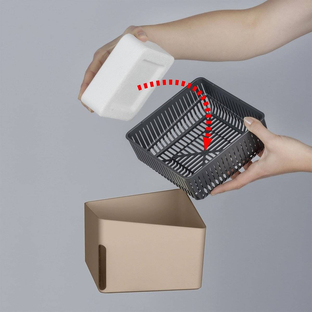 Cartuș pentru absorbantul de umiditate CUBE 500 g, suprafață 40 m³, Wenko