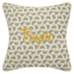 Perna decorativa boho TROPIC, 40 x 40 cm