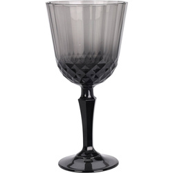 Pahar pentru vin din sticlă gri, 310 ml