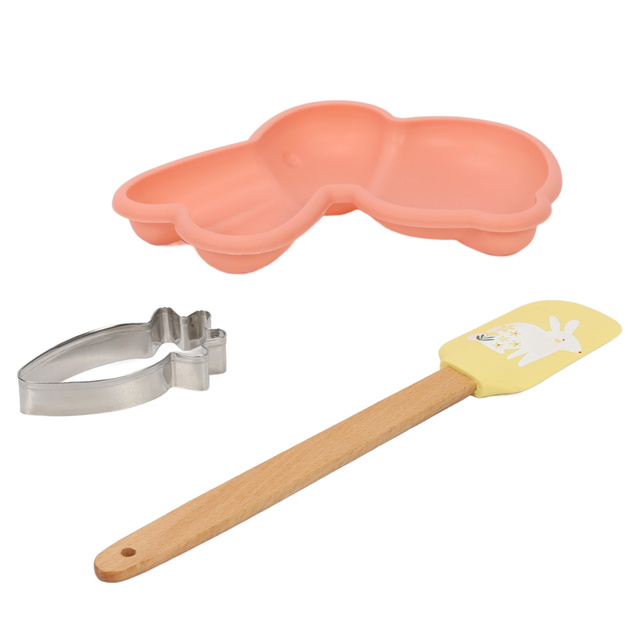 Un set de accesorii pentru copt cu motiv de Paște