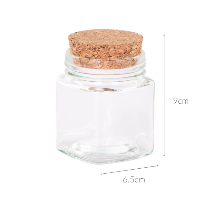 Borcan de depozitare din sticla, 160 ml