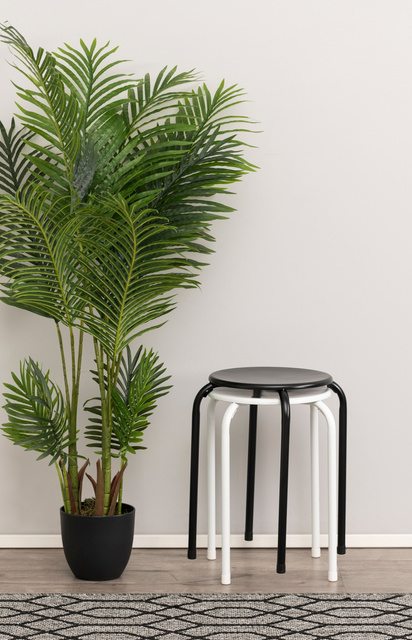 Scaun metalic, Ø 30 cm