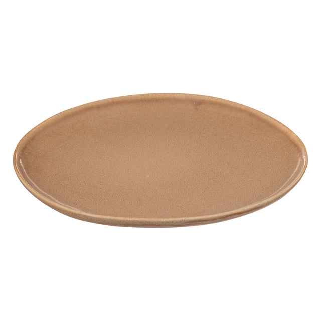 Farfurie din gresie maro, Ø 27 cm