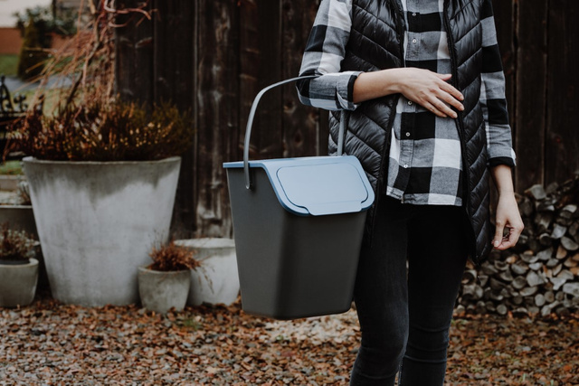 Set containere deșeuri, 4 bucăți, 25l, BINI