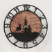 Ceas de perete cu motiv de iarnă, LUDWIG, Ø 45 cm