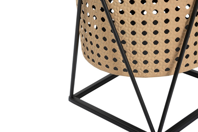 Suporturi metalice  ghiveci, model impletitura vieneza, 2 buc.