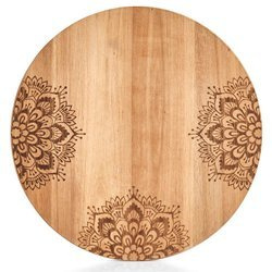 Tocator rotund, 27 cm, lemn de salcam, ZELLER