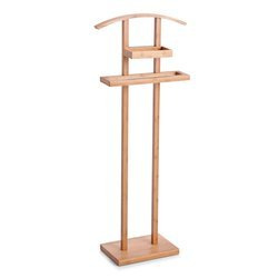 Umeraș pentru costum, haine, din bambus, 45x24x111 cm, ZELLER