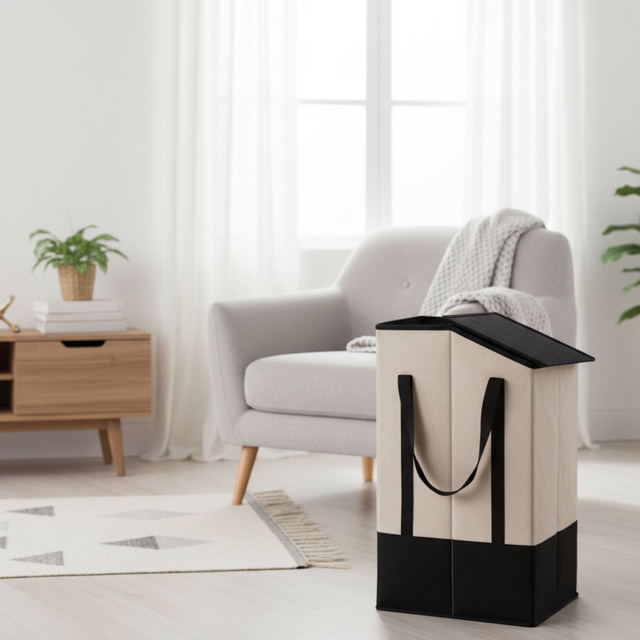 Sac de rufe închis BICOL, 45 l, bej