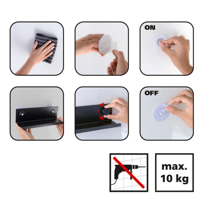 Raft metalic pentru condimente, JET, WENKO