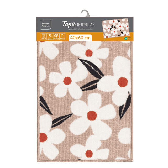 Covor antiderapant DARCY, 40 x 60 cm