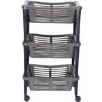 Carucior universal cu roti TROLLEY pentru baie, - 3 niveluri