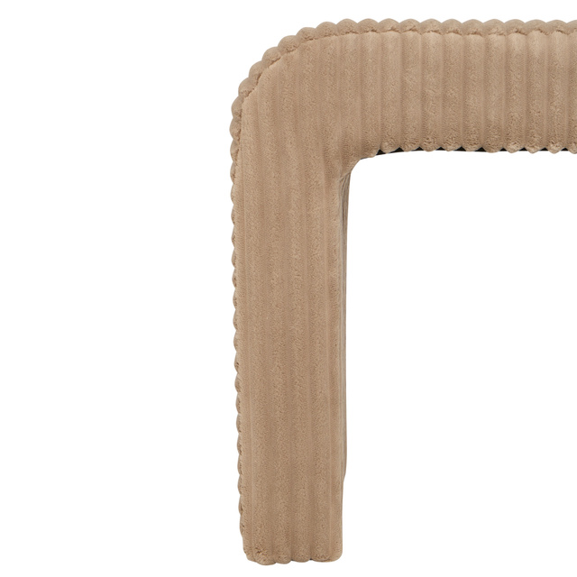 Scaun cu arc din stofa de catifea SEVI, înălțime 43 cm