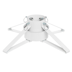 Suport metalic pentru brad cu recipient pentru apă de 0,9 l, alb