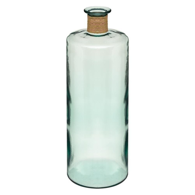 Vaza din sticla reciclata, 75 cm, verde
