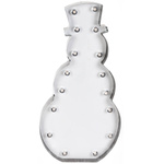 Decoratiune cu iluminare LED: om de zapada