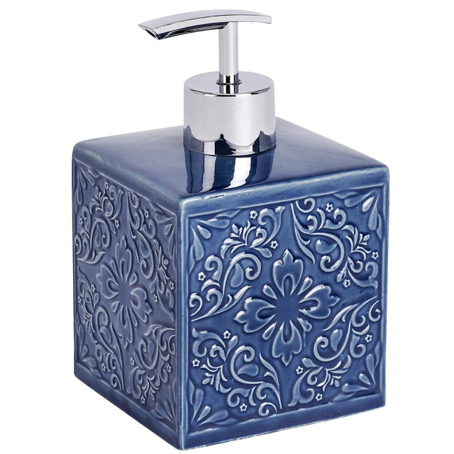 Dispenser de săpun CORDOBA DARK BLUE - 500 ml, WENKO, albastru