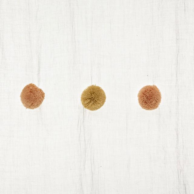 Perdea pentru copii cu ciucuri, 140 x 240 cm