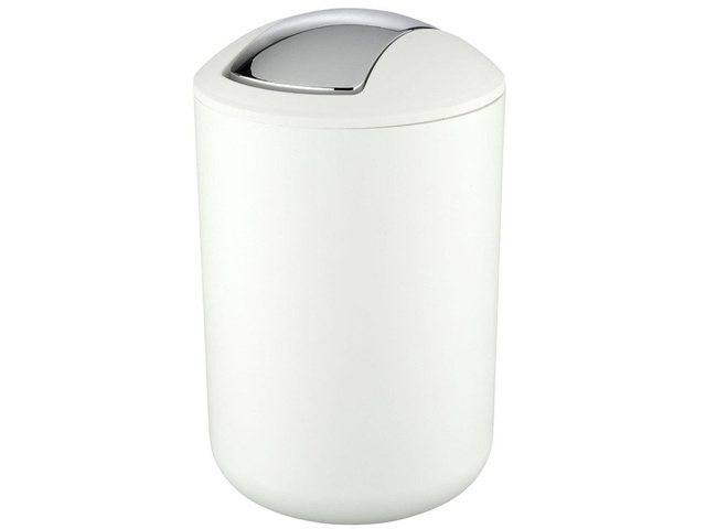 Coș de gunoi BRASIL, 6,5 l, WENKO, alb