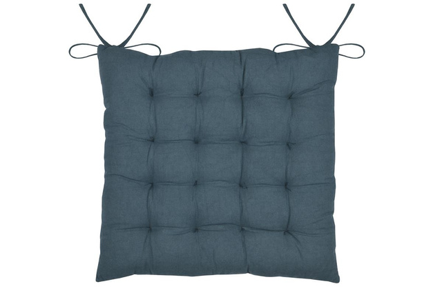 Perna pentru scaun cu legături COLINE, 100% bumbac, 38 x 38 cm