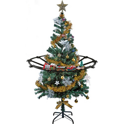 Tren de Crăciun, tren de pom cu lumini și sunet