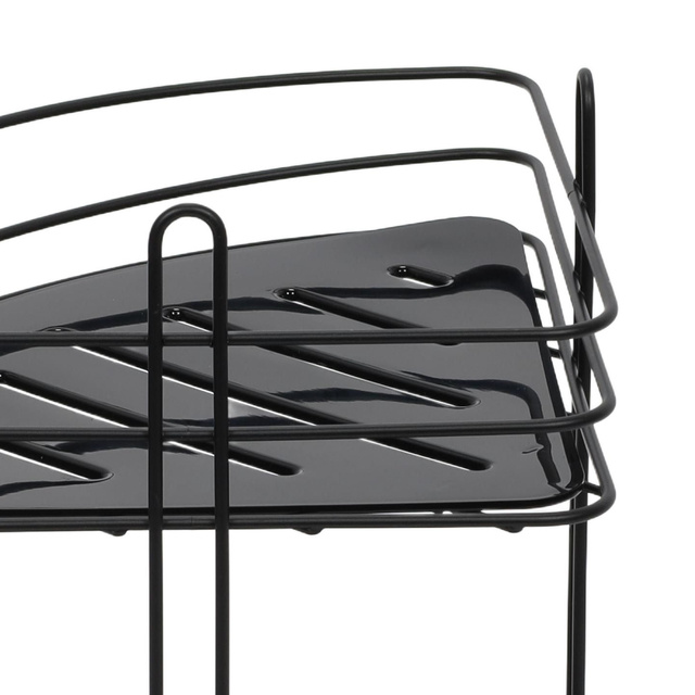 Raft de baie pentru colt cu baza din plastic