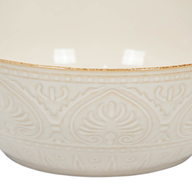 Vas din ceramică cu model canelat, 1900 ml