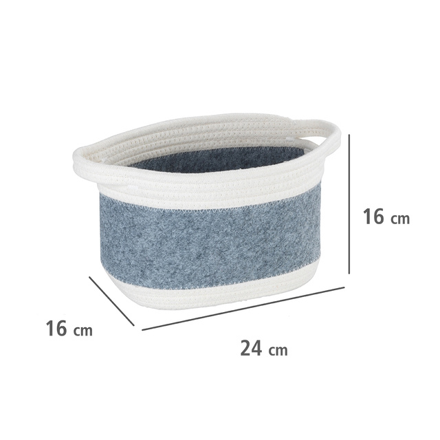 Cos de baie BEA, fetru + poliester reciclat, WENKO